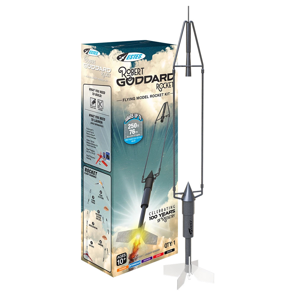 Estes Flying Model Rocket Kit Boxed Goddard Rocket  EST 0664