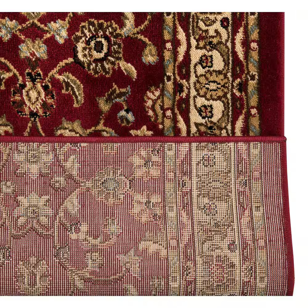 Marash Red 26 In. W X 288 In. L Stair Runner Rug (Covers 52 Sq. Ft.)