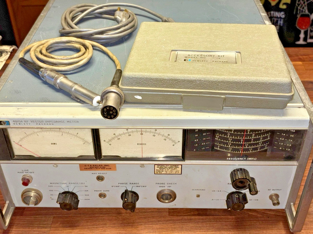 HP 4815A RF Vector Impedance Meter