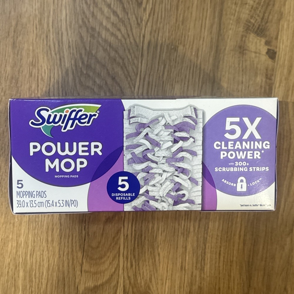 Swiffer PowerMop Mopping Pad 2 Full 5/Pack (08188)