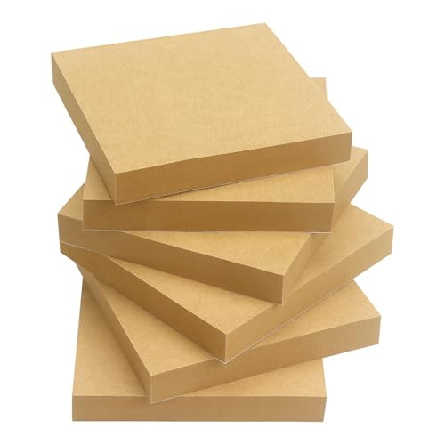 Sticky Notes 3x3 Self-Stick Notes Pads with 6 Bright Colors, Easy to Post for