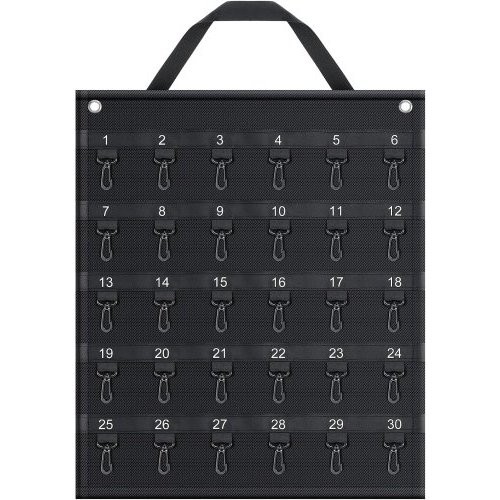 Oudain Rollable Key Case 30 Keys Roll up Key Case Organizer for Professionals Fl