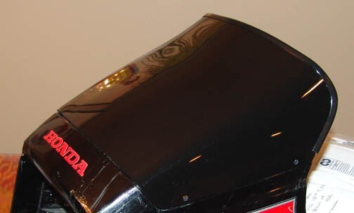 HONDA NIGHTHAWK CB700S WINDSCREEN/WINDSHIELD BLACK W/TRIM 84-86'