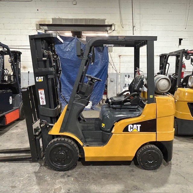 2019 Cat 2C5000 5000lb Used Forklift Triple Mast Sideshift LP Gas 5768 Hours