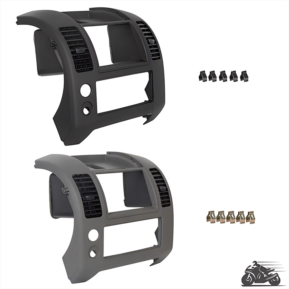 Gray/Black Center Dash Console Panel Cluster Lid Bezel For Nissan Frontier 05-20