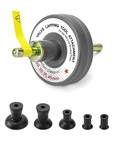 Valve Lapping Tool Kit, Universal Valve Lapping Attachment Tool for Grinding