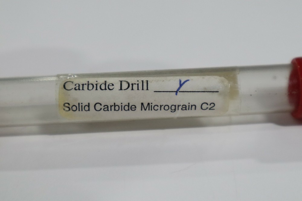 SIZE "Y" CARBIDE DRILL, 2 FLUTE B360