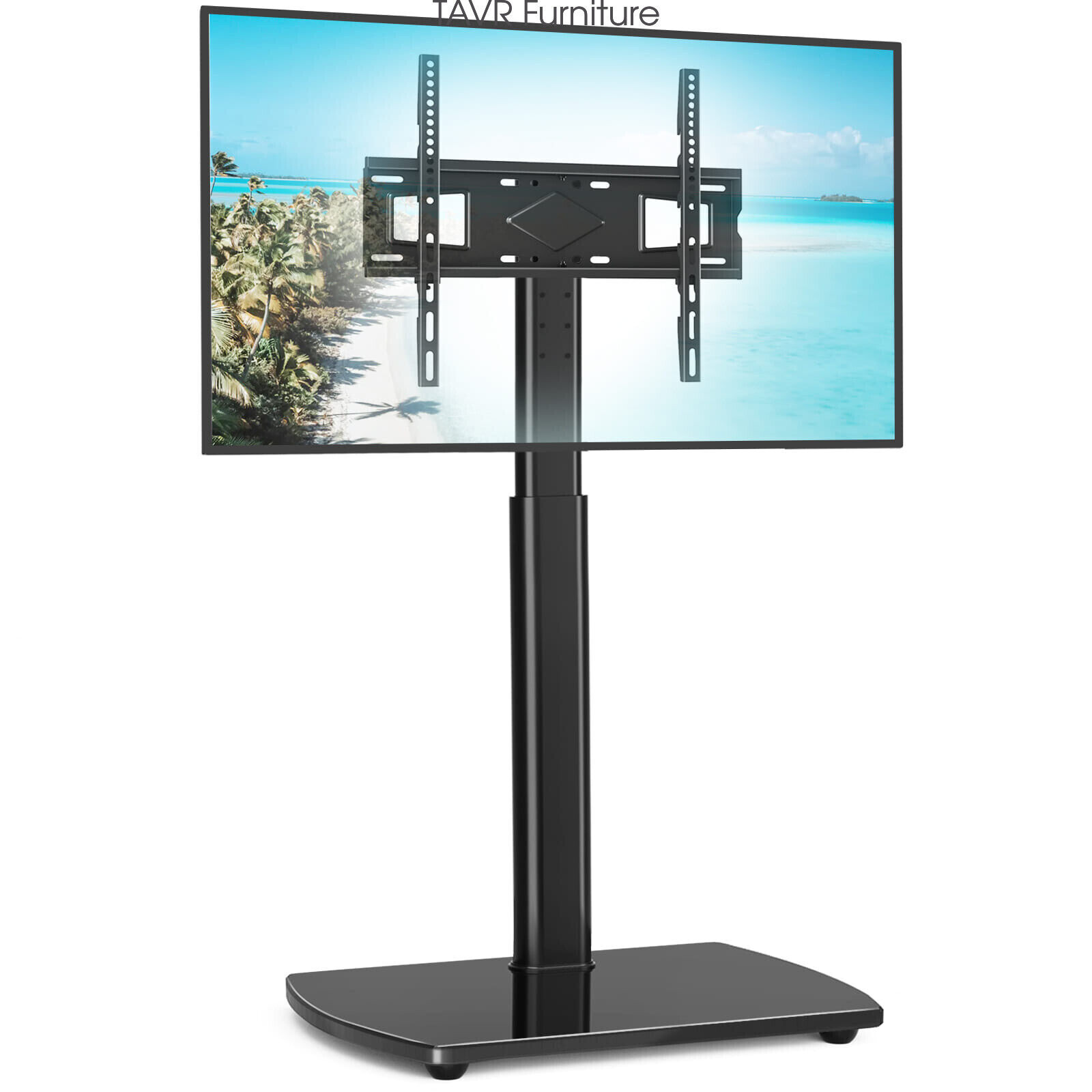TAVR Universal Swivel Floor TV Stand with Mount for 27 to 65 inch TVs