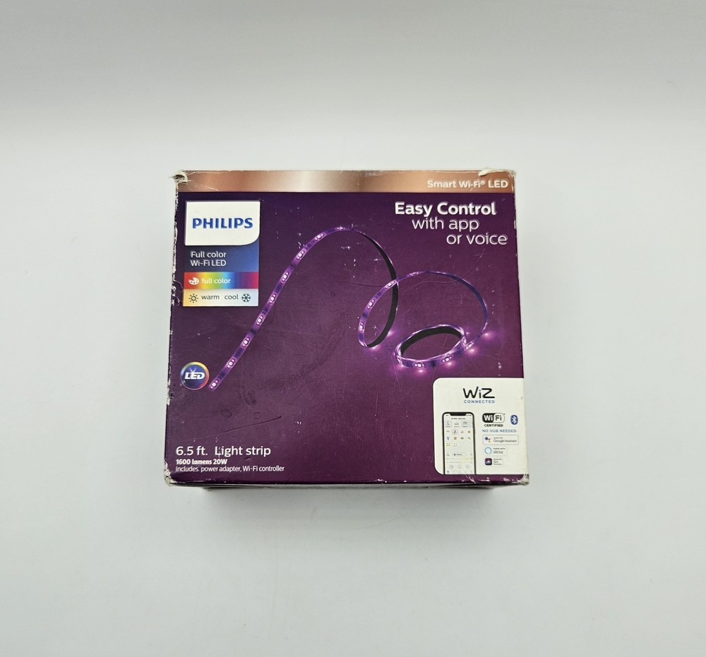 Philips LightColor Smart Wi-Fi LED Bluetooth Control Light Strip 6.5 Ft