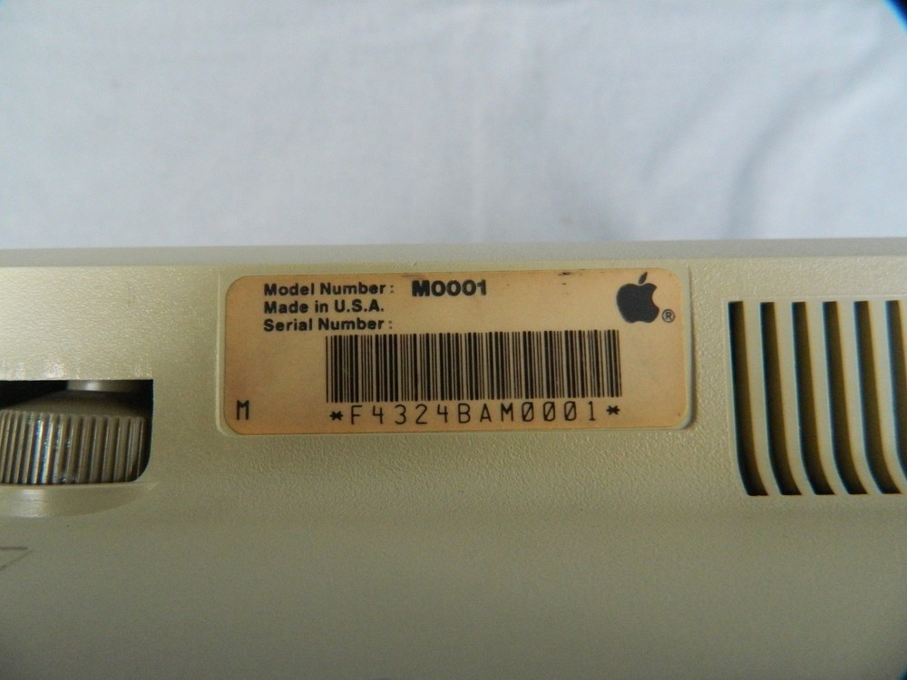 Apple Macintosh 128K M0001 Computer System with RAM/SCSI Board