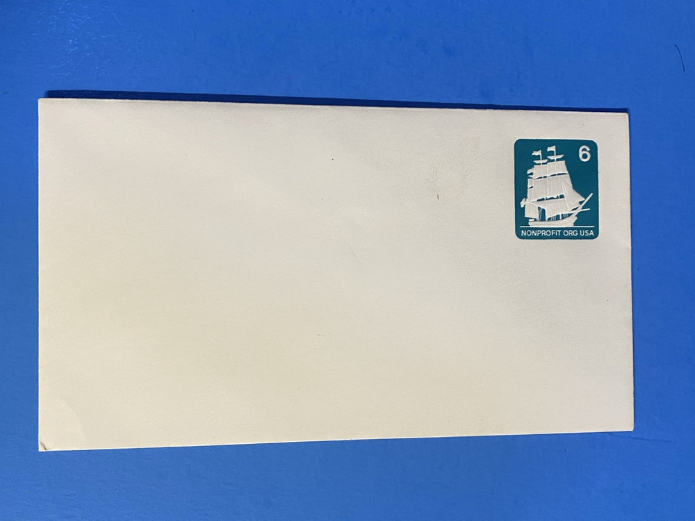 U609 POSTAL STAMPED  ENVELOPE 6c   USS CONSTTUTION
