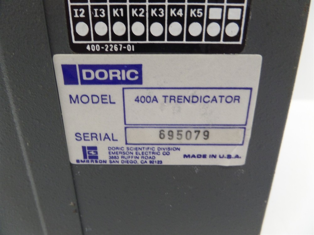 Doric Trendicator 400A Digital Temperature Indicator with Power Pack 407