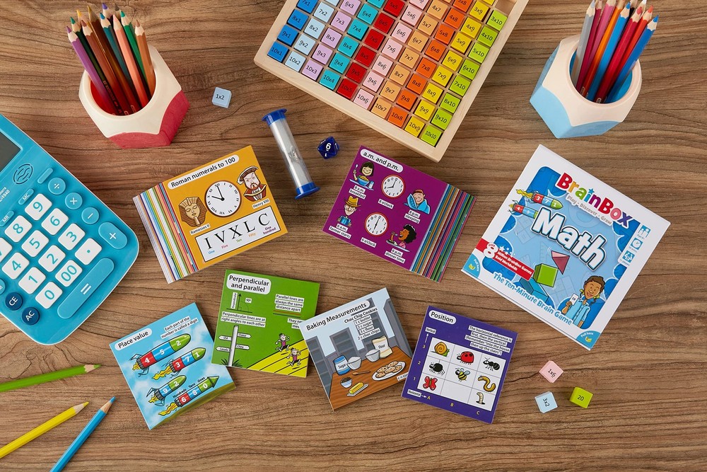 BrainBox Maths Card Game - Memory & Observation, Educational Numeracy Skills,...