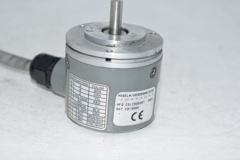 Dynapar H23250001323D 1/4'' SHT SRV MT 18'' SLD CBL SD Encoder