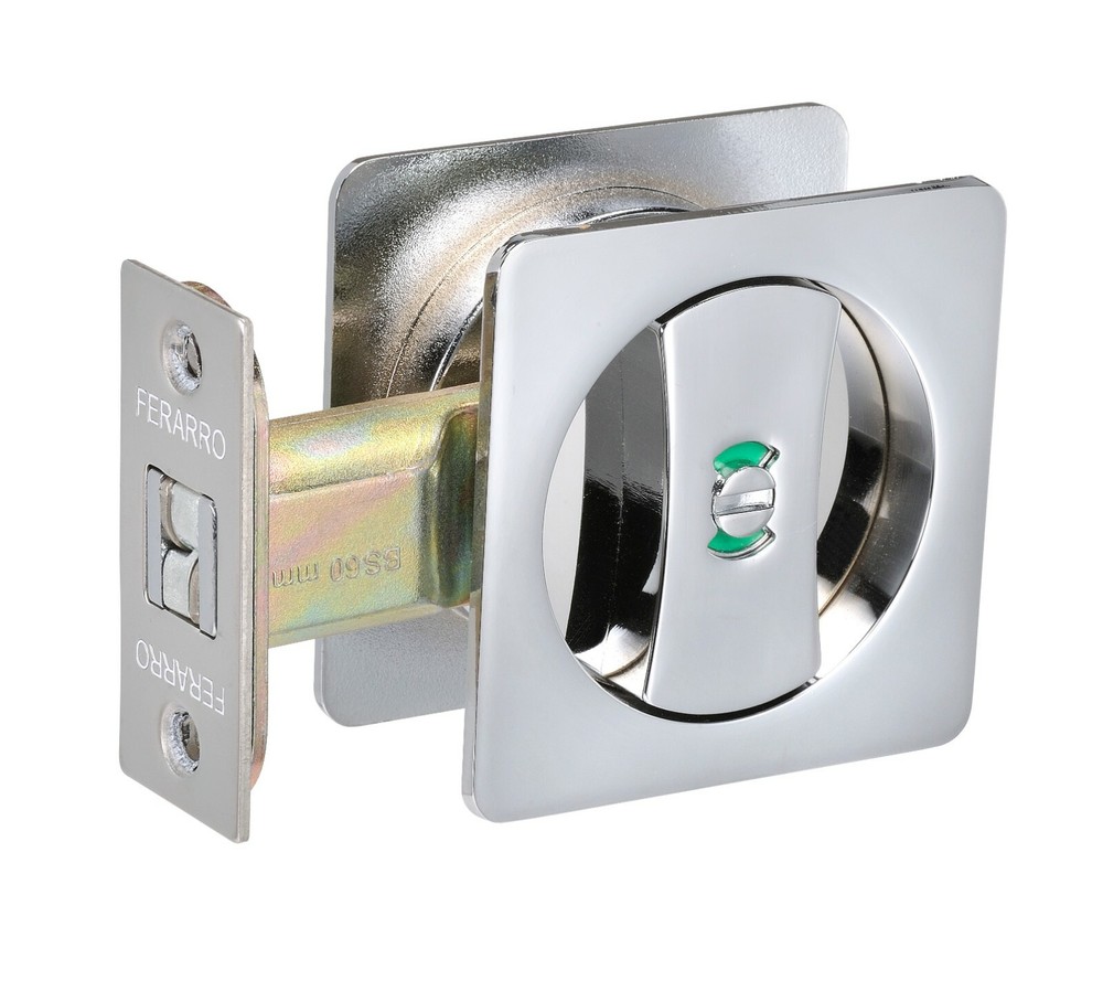 Cavity Sliding door Lock-Privacy function Satin finish