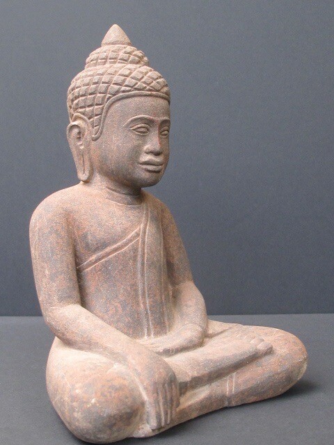 Khmer Buddha In Stone, Cambodia
