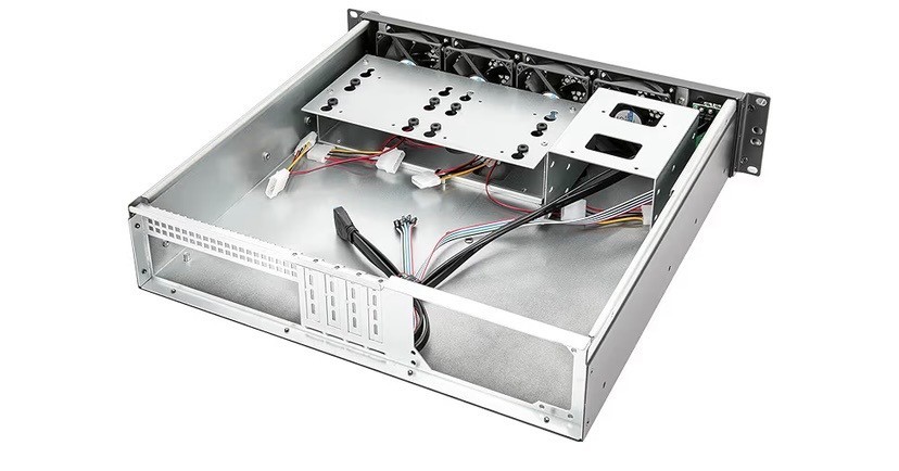 thundcase MicroATX/Mini-ITX 2U Rack Mount Server case Depth 15.7“ max 6x3.5 / US