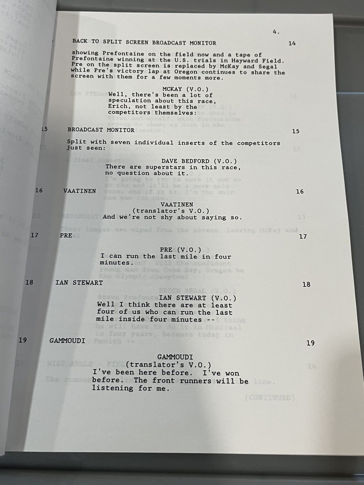 "Without Limits" 1996 ROBERT TOWNE & KENNETH MOORE Screenplay Vintage Script