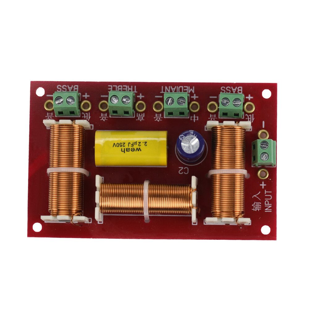 Two Bass Crossover Speaker Crossover Audio 3 Way Crossover Frequency Divider