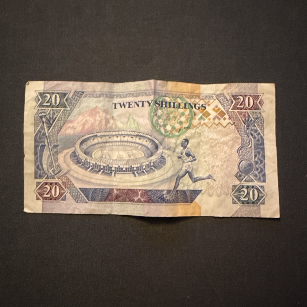 Kenyan 20 Shilling Bank Note 1993