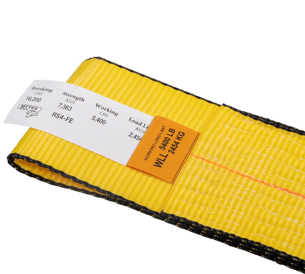 4PK 4"x11" Replacement Fixed End Tie Down Strap w/Flat Hook & Bolt Loop 5400 lbs