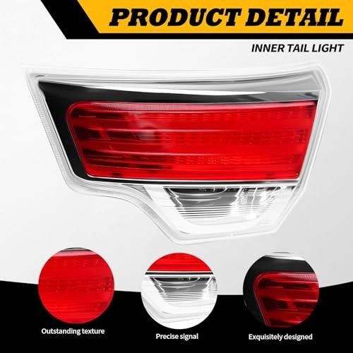 Passenger Side Inner Tail Light Compatible with 2014 2015 2016 Highlander Right