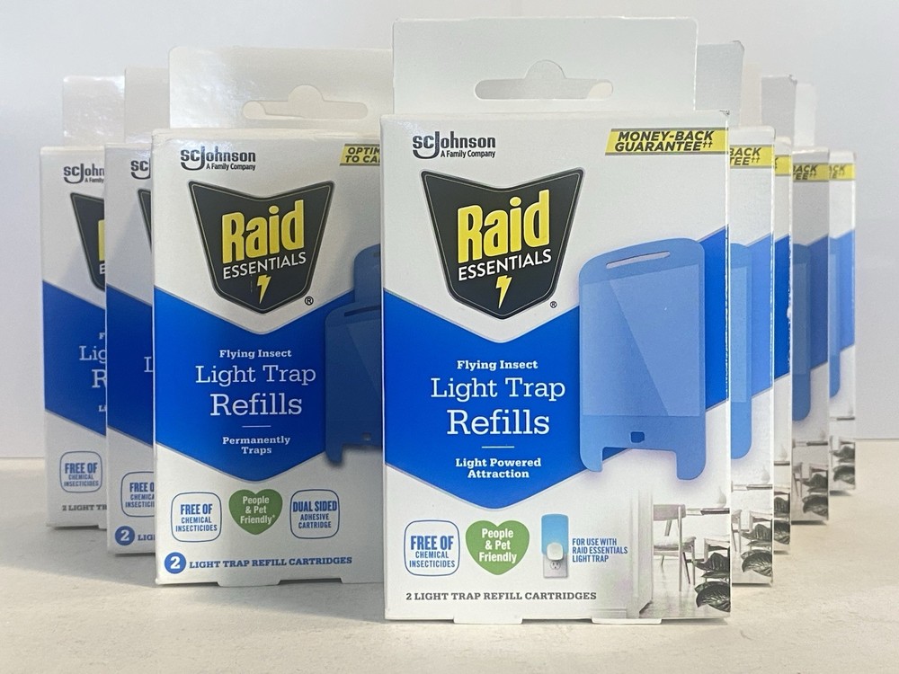 Essentials Flying Insect Light Trap Refills, 16 Light Trap Refill Cartridges