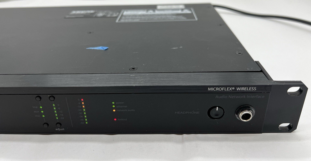 Shure MXWANI4 4 Channel Audio Network Interface for Microflex Wireless