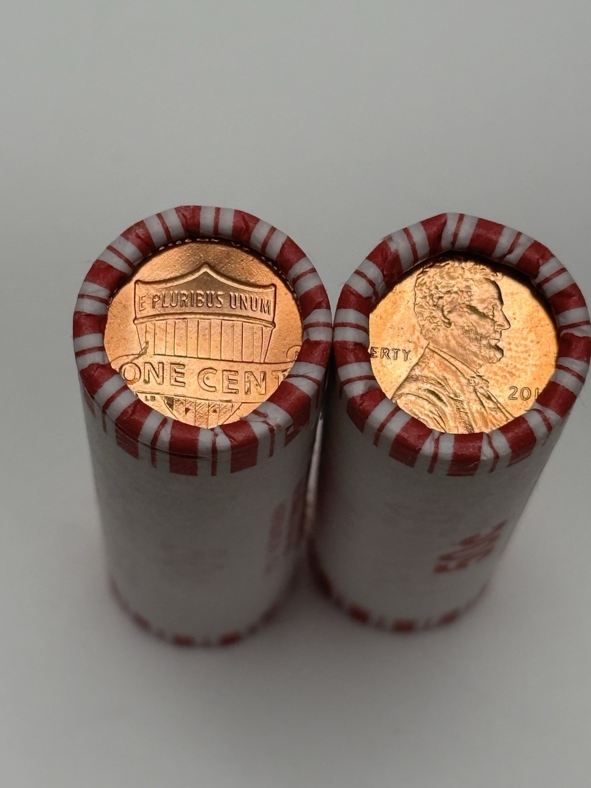 lot of 2 rolls 2017-P Lincoln Shield Cent Penny 50 Coin roll Uncirculated OBW