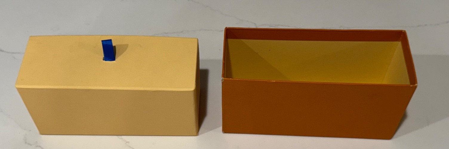 LOUIS VUITTON SMALL EMPTY BOX 7"X3.5"X2.75"