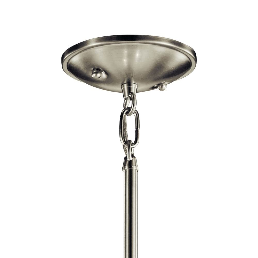 Kichler Shailene 14" 3 Light Round Semi Flush with Satin Etched White Diffuser
