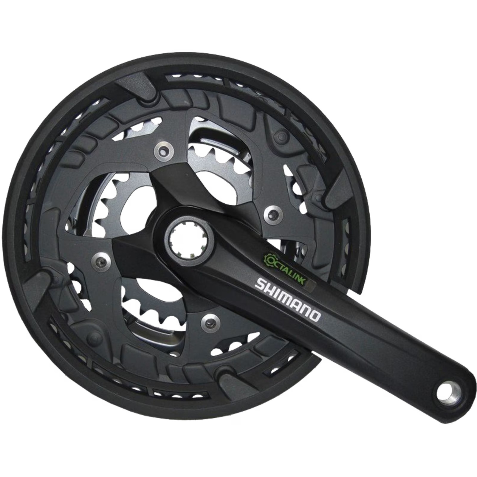 Shimano Alivio FC-T4010 Crankset 44/32/22T 175mm Black