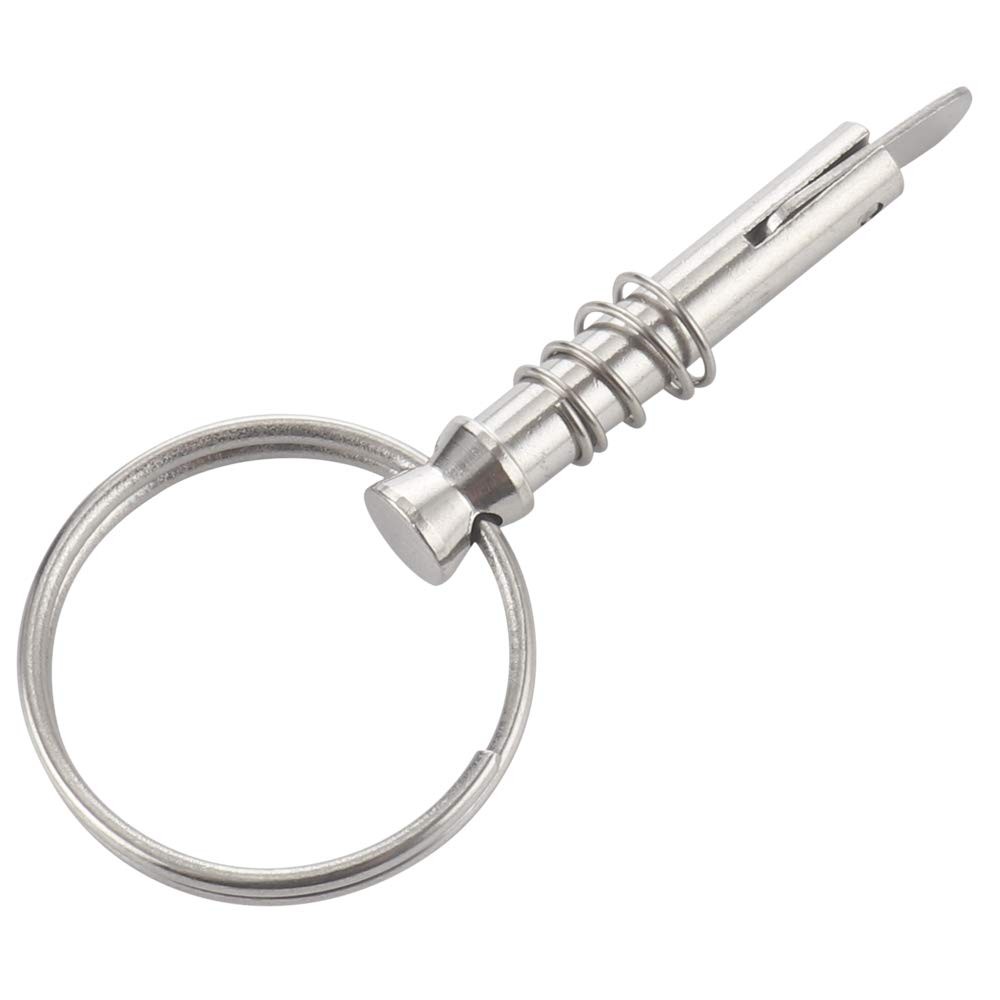 Quick Release Pin with Drop Cam