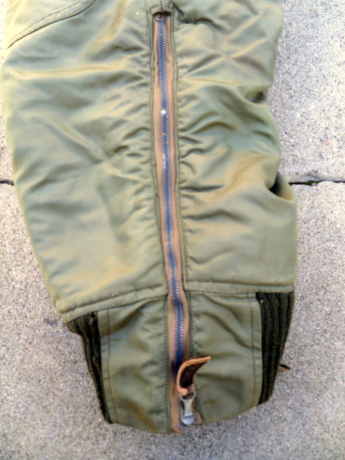 Vtg 50s US Air Force Type F-1 Aircrew Trousers Flight Pants Sz 36 Crown Zipper