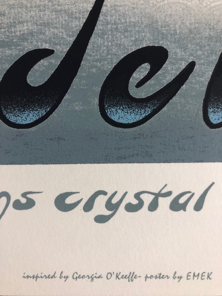 Adele EMEK Signed Number Poster June 2011 Portland Extra Signed # Strip Aug 11