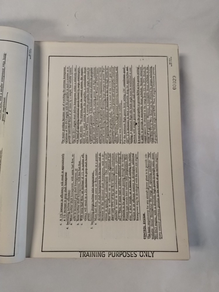 Allison Service School 501-D13 Prop-Jet Engine Training Manual-Copy