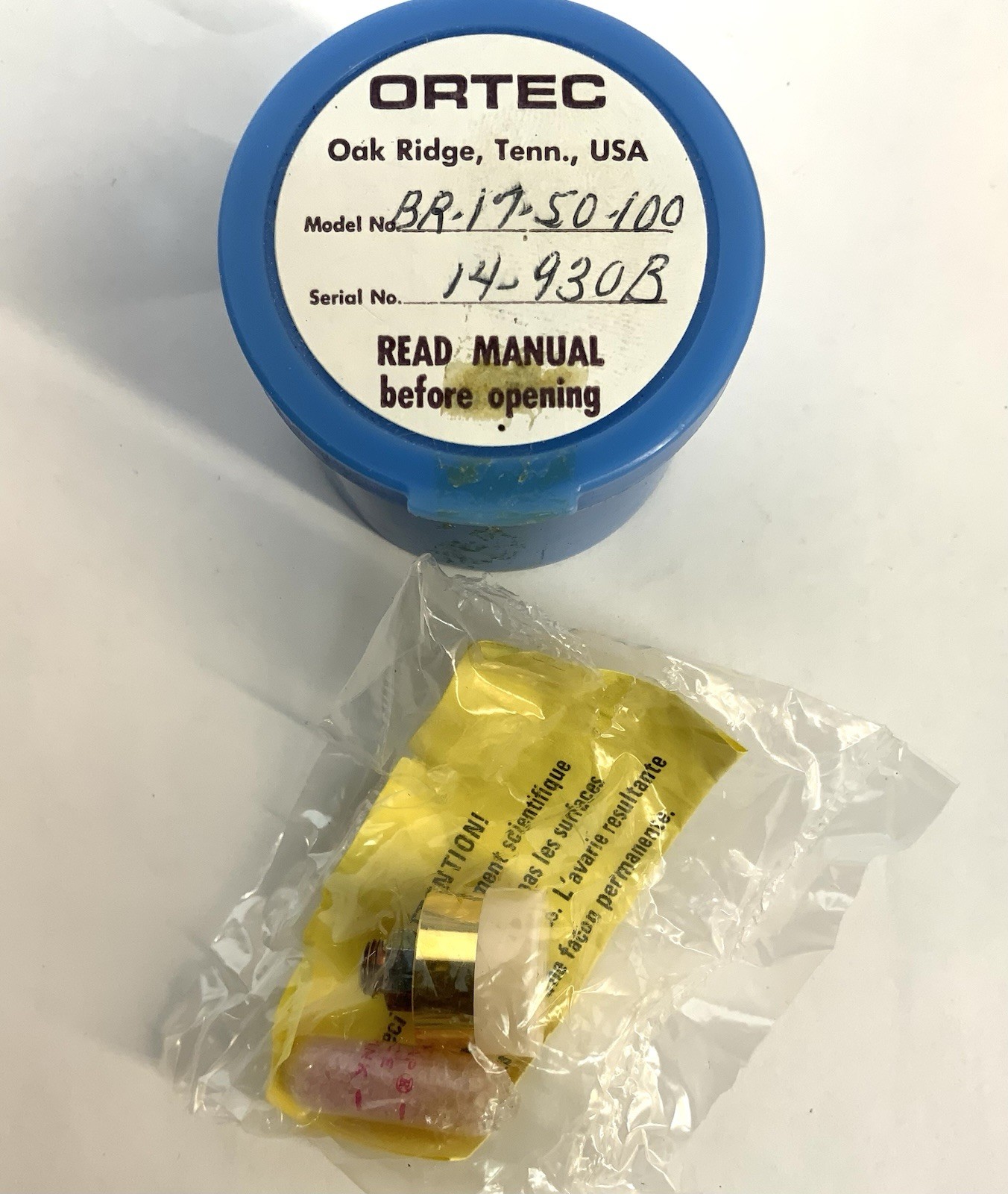 Lot Of 8 Ortec Totally Depleted Silicon Surface Barrier Detector 2 Sealed New