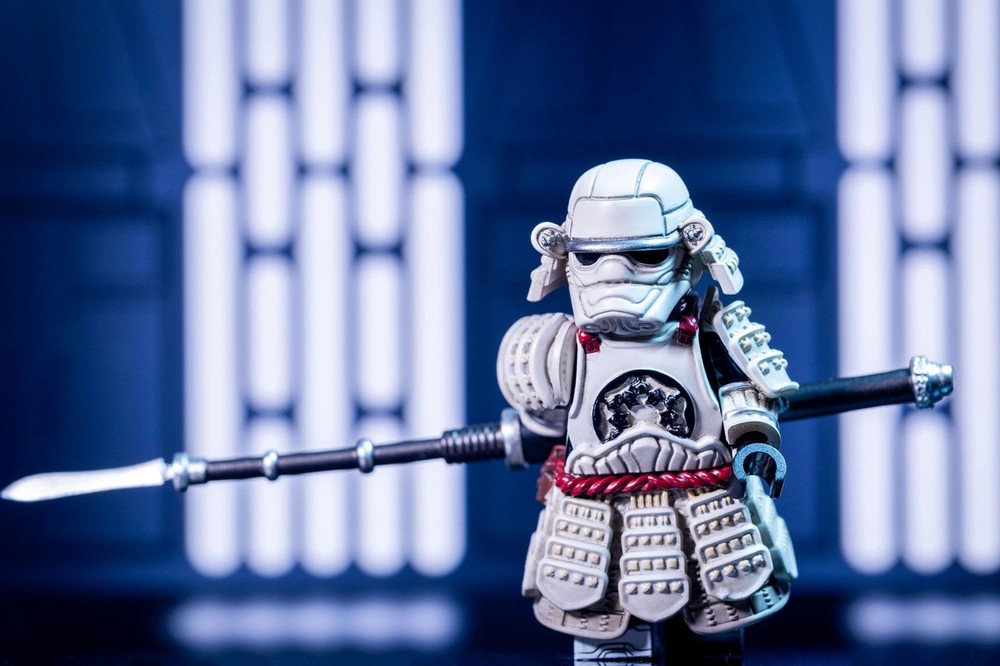 Custom Molded Figurine Accessory - Samurai White Stormtrooper