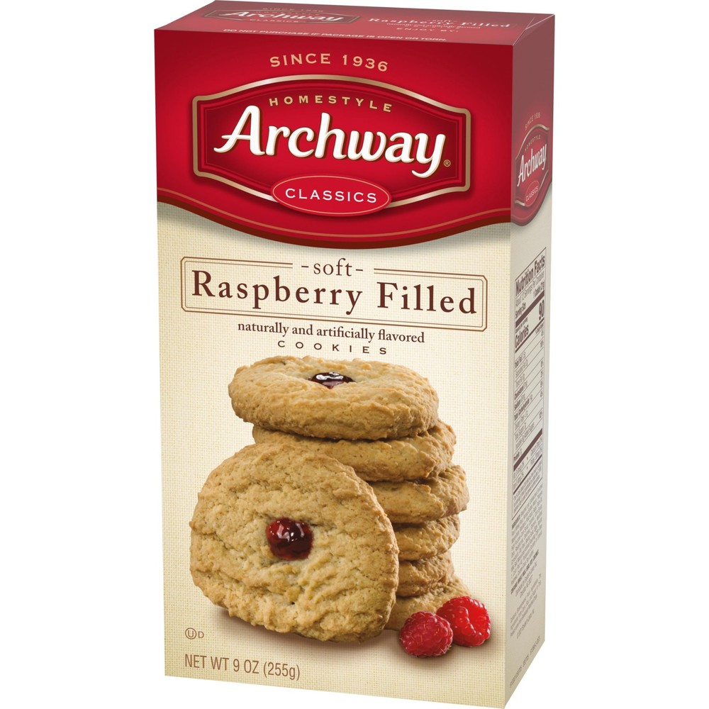 Cookies, Raspberry Filled, 9 Oz
