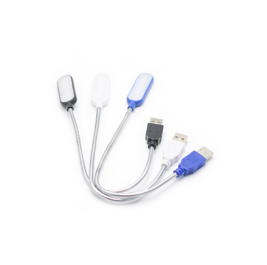 2pcs Mini LED Flexible Book Light USB Night Light Portable Desk Reading Light