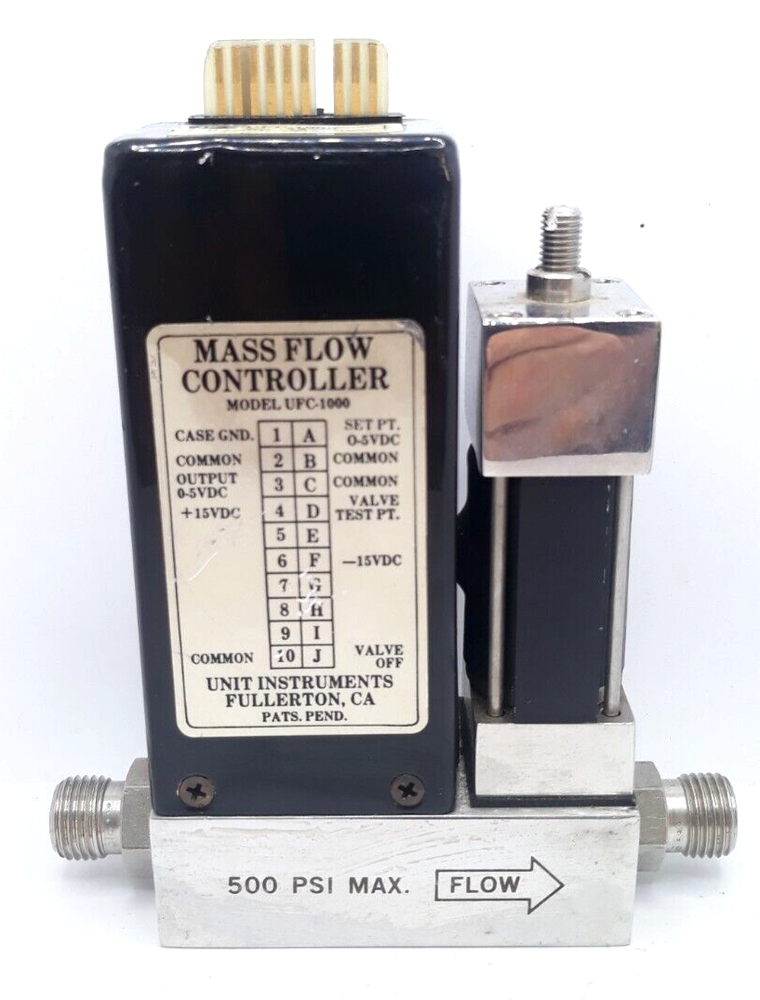 Unit UFC-1000 Mass Flow Controller Range 10 SLM Gas N2 ..4336