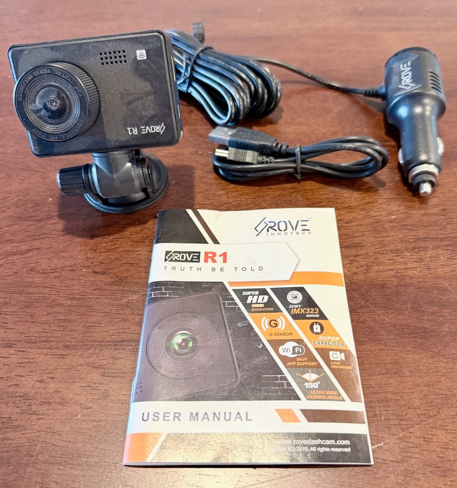 Rove R1 Dash Cam Open Box