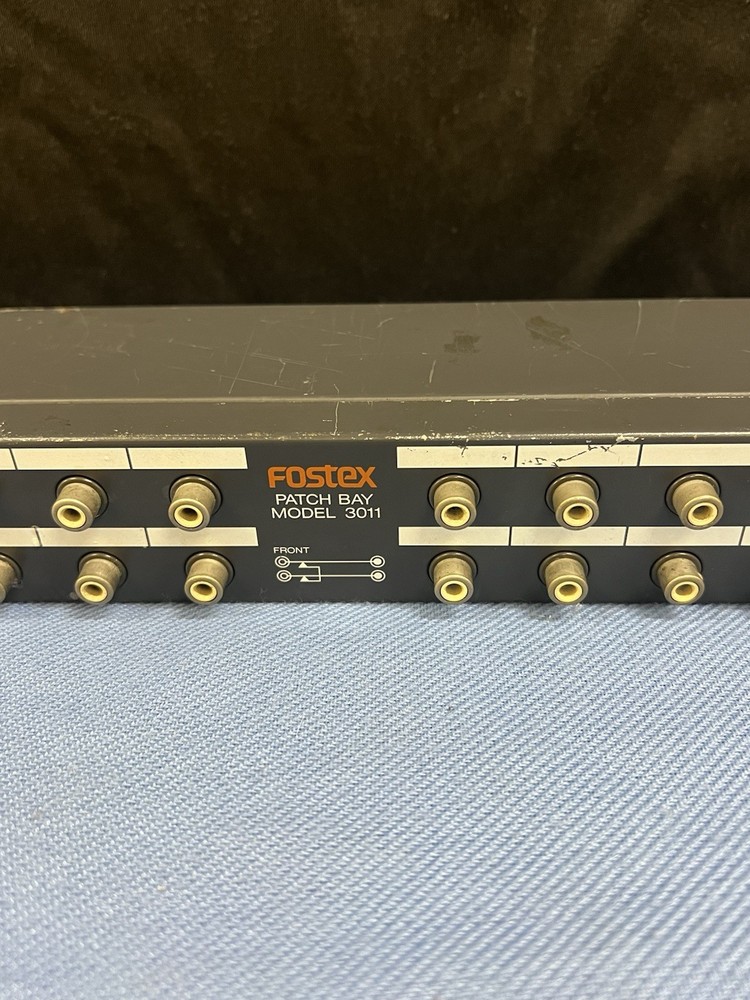 Fostex 3011 RCA/Component Patch Bay Panel - 19" Rack Mount Unit Free Shipping