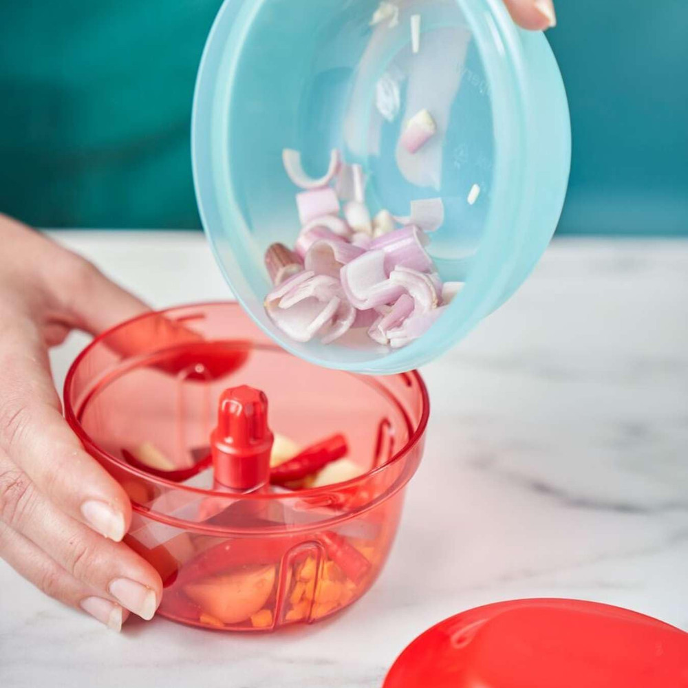 Tupperware Power Chopper Mini - Manual Food Processor - 300Ml Capacity - No Elec