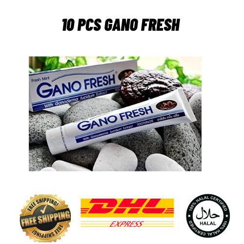 10 x 150g GANO EXCEL GANO FRESH TOOTHPASTE GANODERMA - DHL Express