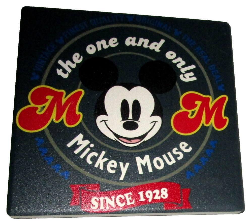 Disney Mickey Mouse Coaster ~ THE ONE AND ONLY MICKEY MOUSE ~ 4" X 4"