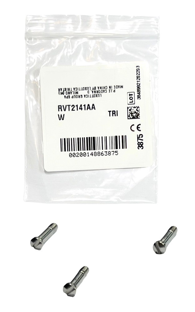 Oakley Trajectory OX8171 Silver Temple Hinge Replacement Screws Genuine