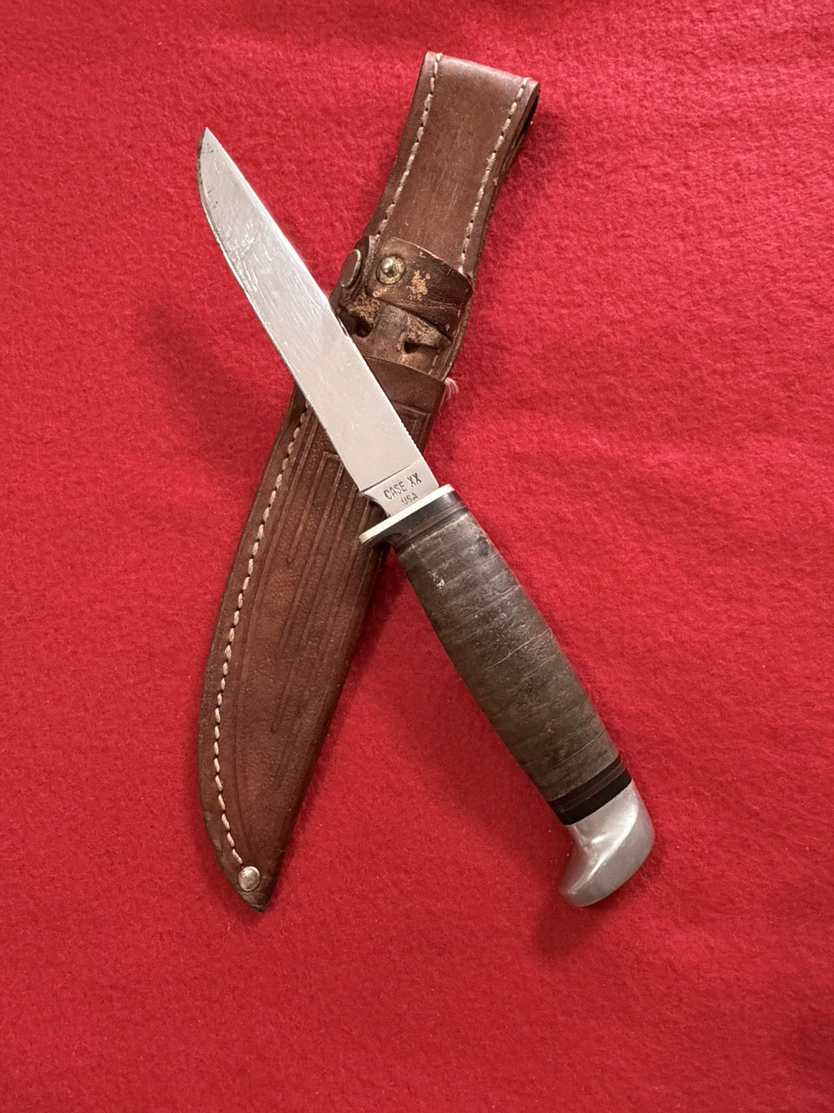 Vintage 1965-80 Casexx 315-4 3/4 USA Hunting Knife W/Original Casexx Sheath