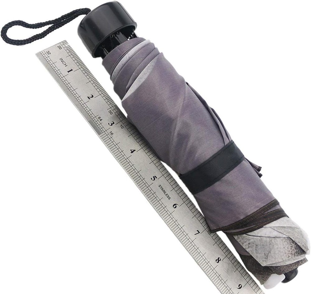 TinaWood Funny Folding Middle Finger Umbrella Black(Middle Pattern)