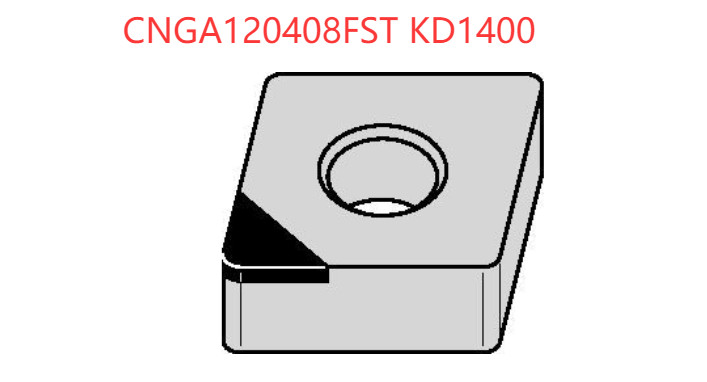 1PCS  ORIGINAL  INSERTS    CNGA120408FST KD1400